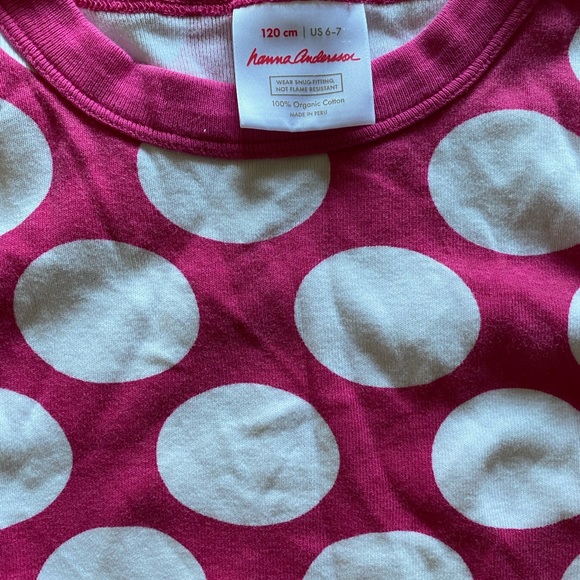 2 SETS HANNA ANDERSSON GIRLS PJS SZ 5 & 6/7, LN! - Picture 2 of 7